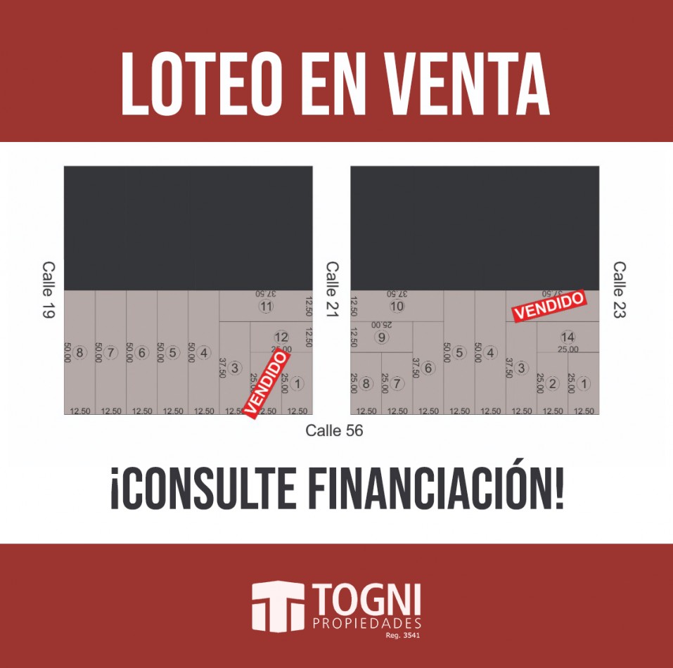 VENTA LOTES FINANCIADOS !! BALCARCE